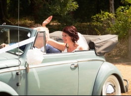 Classic VW Beetle for weddings in Egham